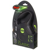 Рулетка CLASSIC L (5 м, 50 кг) ремень, чёрный, FLEXI