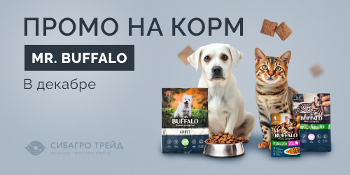 Промо на корм MR. BUFFALO в декабре