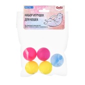 Мини-набор игрушек Шары Пинг понг для кошек 