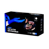 Перчатки нитриловые A.D.M. с удлиненной манжетой "Усиленные+" M, 50 шт