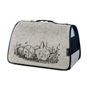 Сумка ЛИРА №4 (48 * 29 * 29 см) лиса дымчатая, DOGMAN