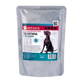 PETSNOB пауч для собак (ТЕЛЯТИНА, МОРКОВЬ), 400 г