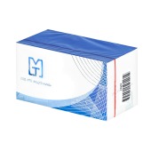 Нить PGA (ПГА), фиолетовый MP 3 (USP 2-0), 75 см 1 игла режущая, 25 мм, изгиб 1/2, 20 шт, МТ