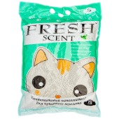 Наполнитель FRESH SCENT комкующийся, мята. , 5 л