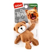 Медведь с пищалкой/такань, 10 см, GIGWI