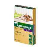 АДВАНТЕЙДЖ капли для кошек от 4 кг, 1 пипетка