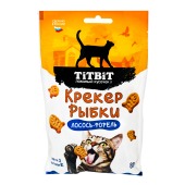 TITBIT крекер рыбки со вкусом лосось-форель для кошек, 80 г
