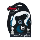 Рулетка COMFORT PLUS M (5 м, 25 кг) ремень, синий, FLEXI