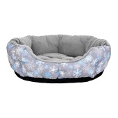 Лежанка №2 СНЕЖНАЯ ЗИМА (65 * 55 * 18 см), BLACK CAT