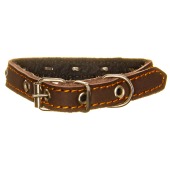 Ошейник №15 кожаный (СИНТЕПОН, УКРАШЕНИЕ), КАСКАД