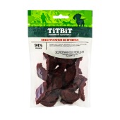 TITBIT лакомство бефстроганов из ягненка для собак, 75 г (Золотая коллекция)