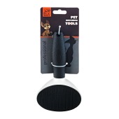 Пуходерка WOGY для вычесывания животных (19 * 6 * 11 см), рабочая поверхность (10,5 * 6,5 * 1 см), самоочищающаяся