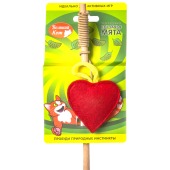 ВЕЛИКИЙ КОТ дразнилка сердечко с кошачьей мятой