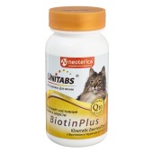 UNITABS BiotinPlus для кожи и шерсти для кошек, 120 табл.