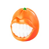 Игрушка антивандальная WOGY Апельсин с зубами (11 * 9,4 * 9,3 см) для собак, микс