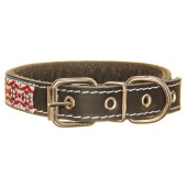 Ошейник №20 кожаный (СИНТЕПОН, ТЕСЬМА), КАСКАД