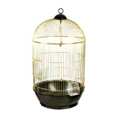 Клетка для птиц 330G золото (d40 * 70 см), ЗОЛОТАЯ КЛЕТКА