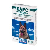 БАРС КЛАССИК капли на холку для собак, 4 пипетки