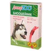 ДОКТОРZOO БИО ошейник для собак КРАСНЫЙ, 65 см