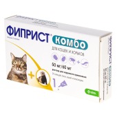 ФИПРИСТ КОМБО капли для кошек и хорьков, 1 пипетка