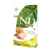 N&D PRIME для взрослых собак мелких пород (КАБАН, ЯБЛОКО), 7 кг