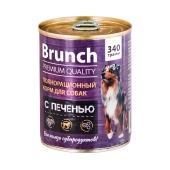 ЧЕТВЕРОНОГИЙ ГУРМАН Brunch для собак (ПЕЧЕНЬ), 340 г, New