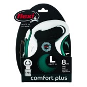 Рулетка COMFORT PLUS L (8 м, 50 кг) ремень, зеленый, FLEXI