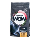 ALPHAPET WOW для взрослых стерилизованных кошек и котов (ЦЫПЛЕНОК), 0,75 кг