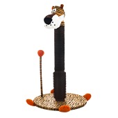 Игрушка-когтеточка WOGY Волк (35 * 35 * 60 см) для кошек с чесалкой и дразнилкой-хвост