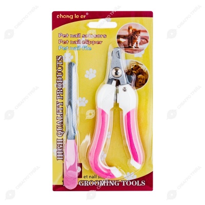 Набор по уходу за когтями когтерез + пилка (14 * 14 см), микс, NUNBELL