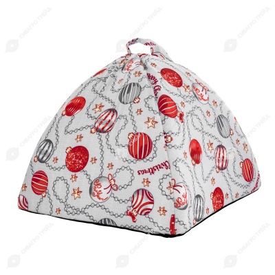 Домик поролоновый ВИГВАМ НОВОГОДНИЕ ШАРИКИ (43 * 43 * 43 см), BLACK CAT