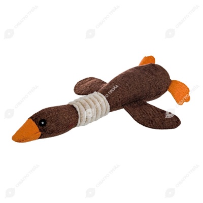 Утка-пищалка для собак (32 * 23 см), микс, NUNBELL