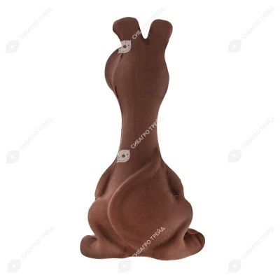 Игрушка-пищалка коричневый пёс (13 * 6,5 * 5 см) для собак, микс, NUNBELL