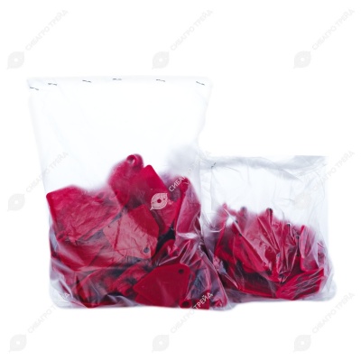 Бирка двойная для свиней СКС (40 * 48 мм) красная с номером, 100 шт