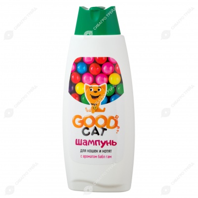GOOD CAT шампунь для кошек и котят БАБЛ ГАМ, 250 мл