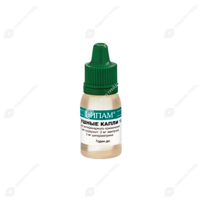 ЦИПАМ капли ушные, 10 мл