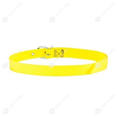 Ошейник для КРС на ременной пряжке, желтый