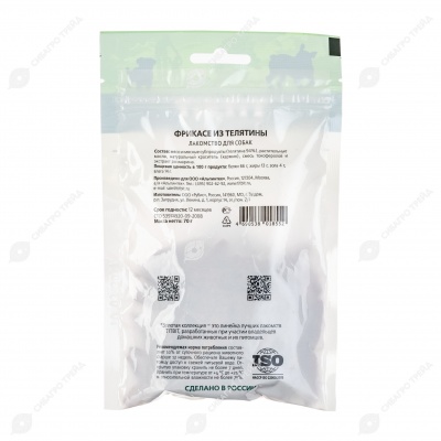 TITBIT лакомство фрикасе из телятины для собак, 70 г (Золотая коллекция)