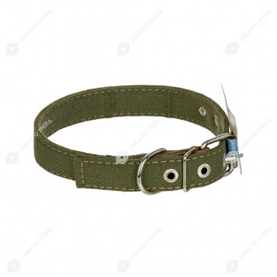 Ошейник №25 брезентовый (ДВОЙНОЙ), ЧК