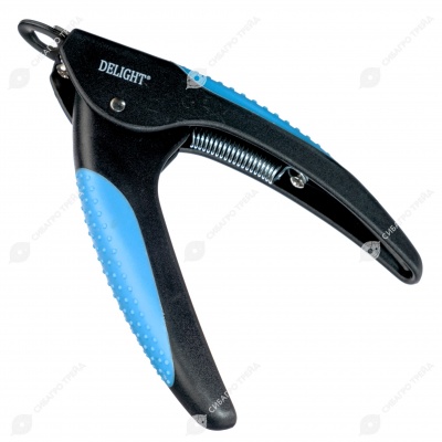 Когтерез-гильотина с малым отверстием, пластиковые прорезиненные ручки, DeLIGHT
