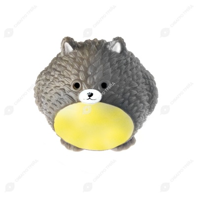 Игрушка-пищалка WOGY Зверята 8 см, для собак