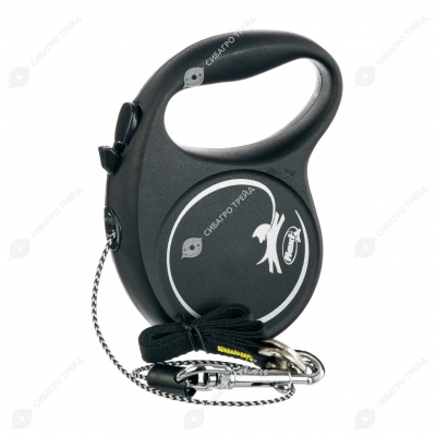 Рулетка BLACK DESIGN XS (3 м, 8 кг) трос, серебро, FLEXI