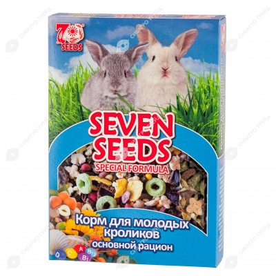 SEVEN SEEDS SPECIAL корм для молодых кроликов полнорационный, 400 г.