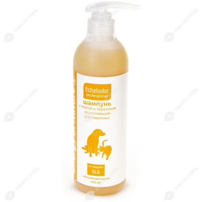 ENERGY OF NATURE шампунь укрепляющий для собак и кошек (ПЕРГА, КЕРАТИН), 350 мл