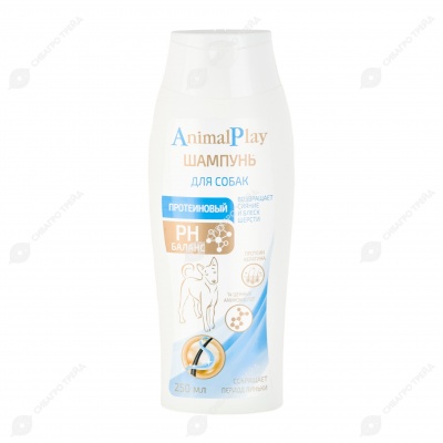 ANIMAL PLAY шампунь для собак ПРОТЕИНОВЫЙ, 250 мл