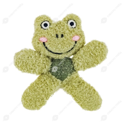 Игрушка мягкая WOGY Зверята (10 * 10,5 * 1,5 см) с кошачьей мятой для кошек, микс