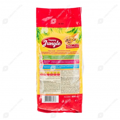 HAPPY JUNGLE корм для хомяков, 900 г