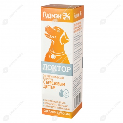 ДОКТОР шампунь с берёзовым дёгтем для собак, 200 мл