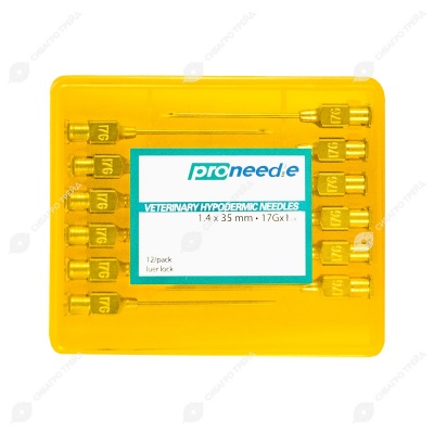 Игла 1,4 * 35 Luer Lock NeedlePro S/S, 12 шт