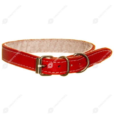 Ошейник №12 кожаный (СИНТЕПОН), КАСКАД